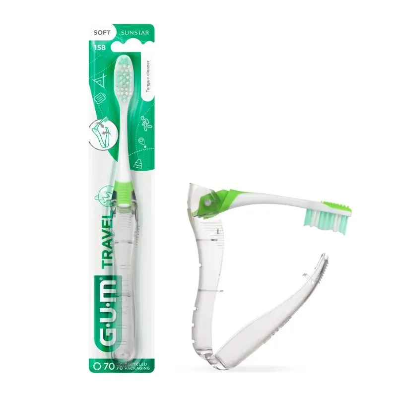 GUM Brosse à Dents Travel Souple (158)