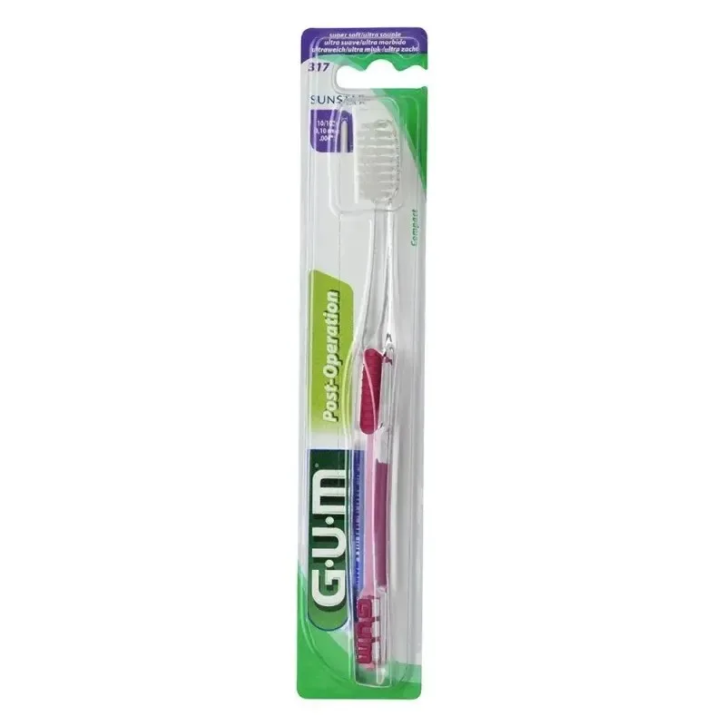 GUM Brosse à Dents Delicate Compact Souple (317)