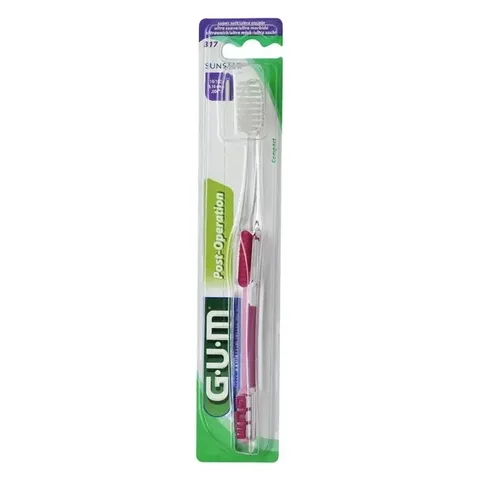 GUM Brosse à Dents Delicate Compact Souple (317)