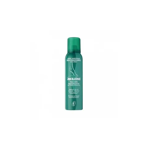 Akileine Spray Aseptisant Deo Chaussures Très Forte Transpiration 150 ml