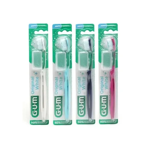 GUM Brosse à Dents Original White Compact Souple (561)