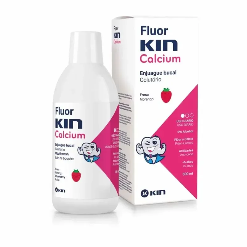 KIN Fluor Calcium Bain de Bouche 500 ml