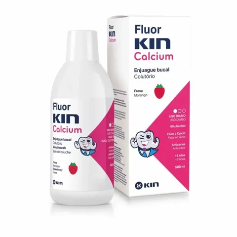 KIN Fluor Calcium Bain de Bouche 500 ml