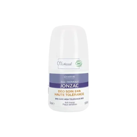 JONZAC Deo Soin Haute Tolerance Anti Traces Peaux Sensibles 24H 50 ml
