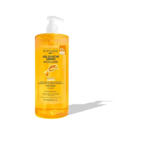 BYPHASSE Gel Douche Dermo Micellaire Argan 1 l