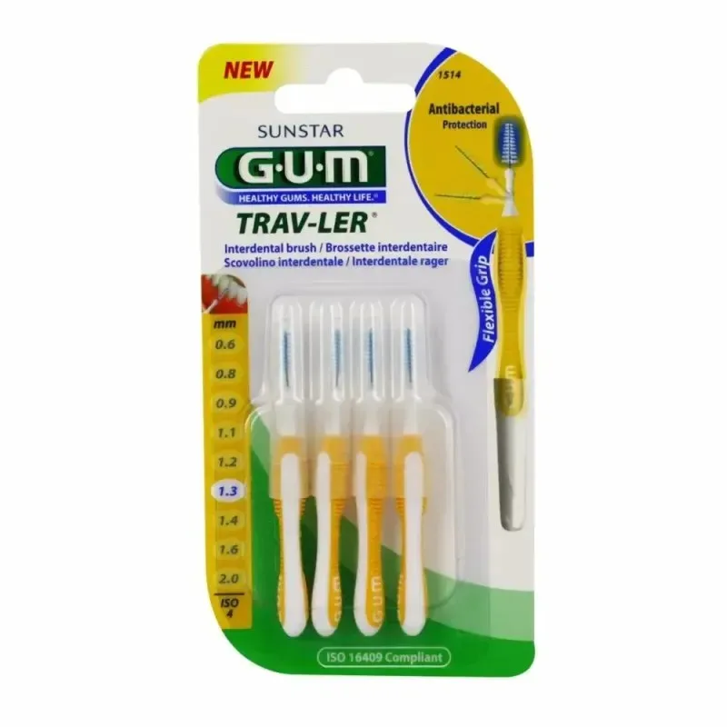 GUM Brossettes Traveler Extrafine Conique 1,3mm (1514) — photo 2