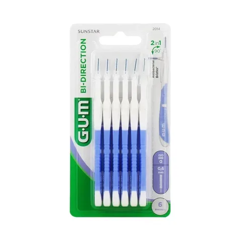GUM Bi Direction Brossette Bt/6 (2014)