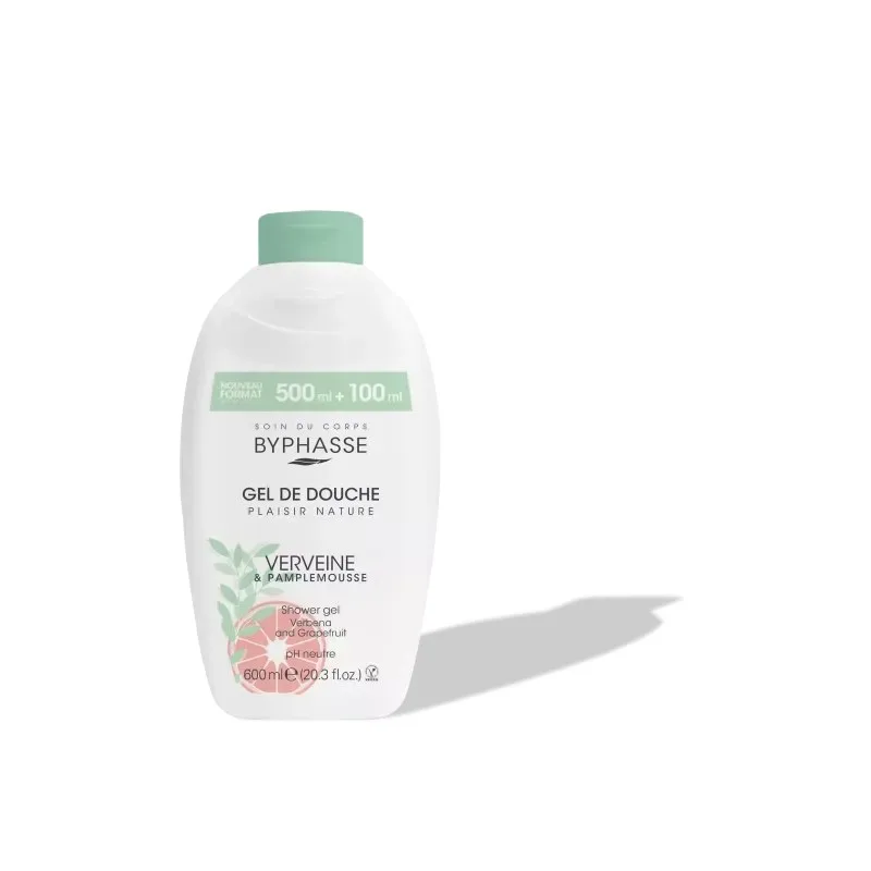 BYPHASSE Gel de Douche Verveine & Pamplemousse 600 ml