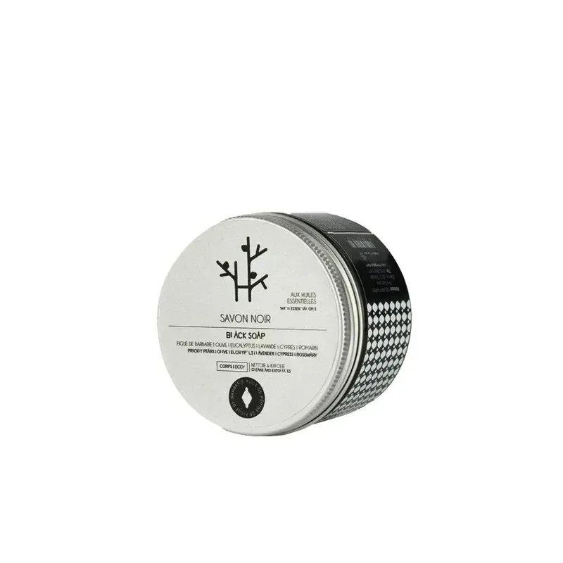 HERBEOS Savon Noir aux Huiles Essentielles 150 ml