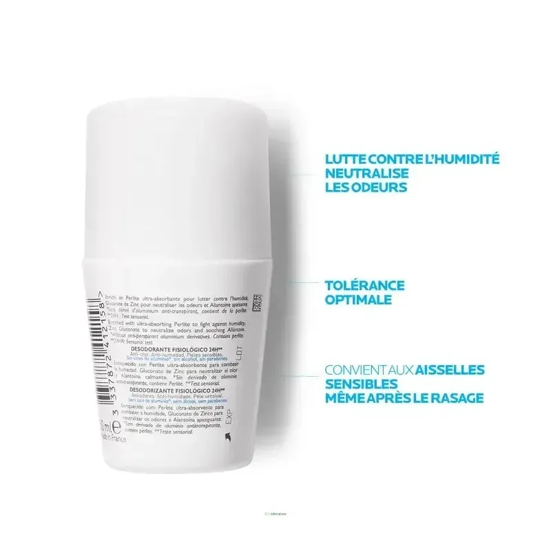 LA ROCHE POSAY Déodorant Physiologique 24H 50 ml — photo 2