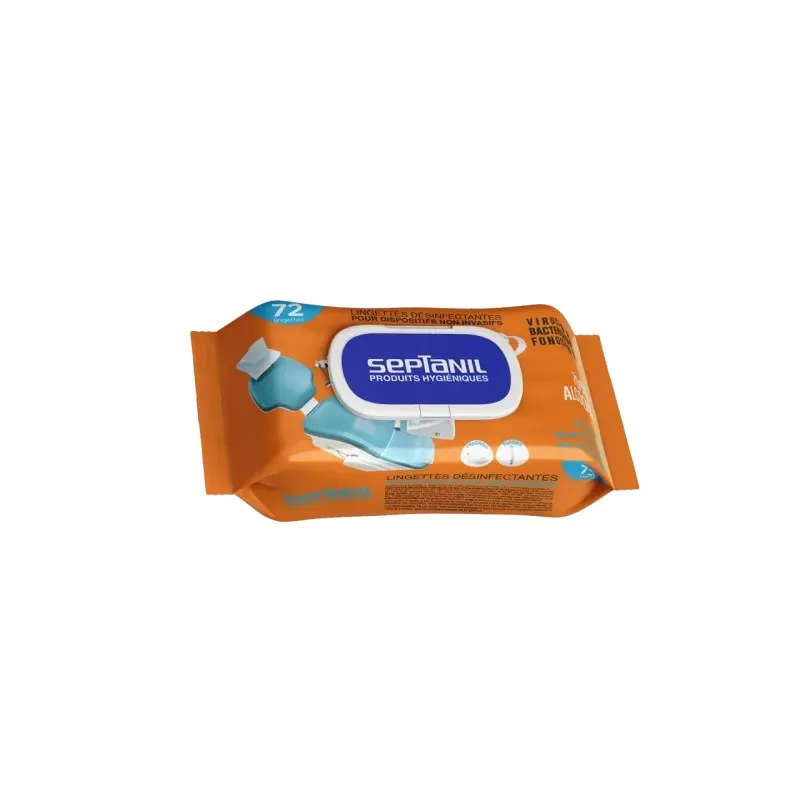 SEPTANIL Lingettes Desinfectantes Medecin 72 Pièces