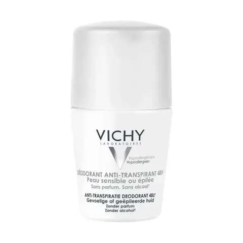 VICHY Déodorant Anti Transpirant 48H Peaux Sensibles 50 ml