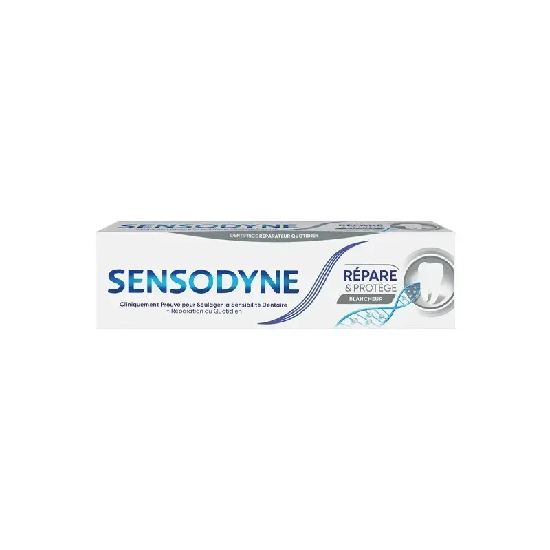 SENSODYNE Dentifrice Blancheur Repare et Protege 75 ml