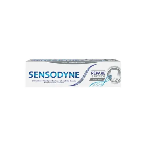SENSODYNE Dentifrice Blancheur Repare et Protege 75 ml