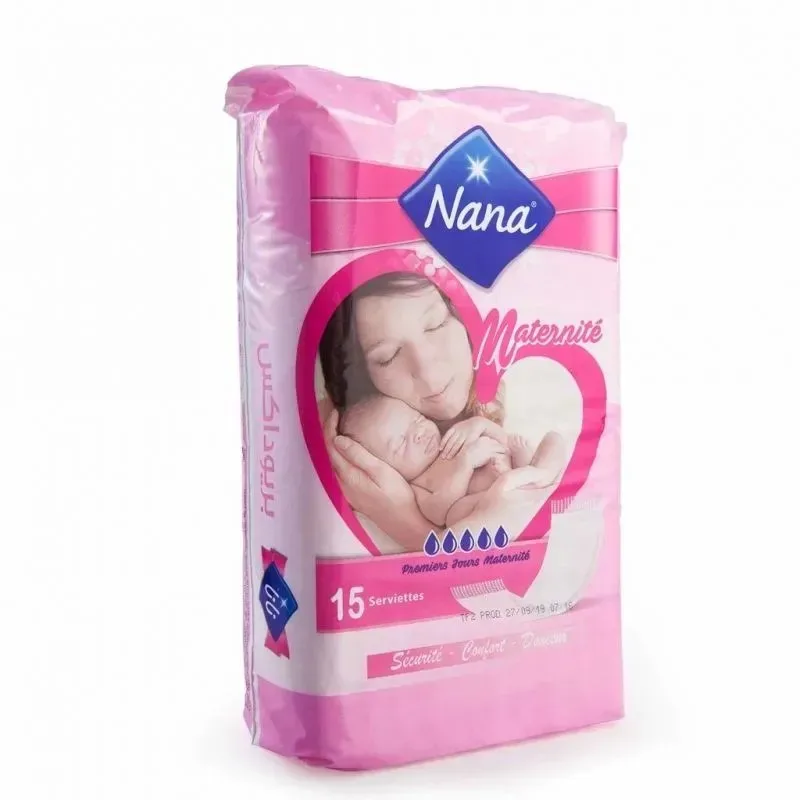 NANA Serviette Maternité Periodex 15 Pièces