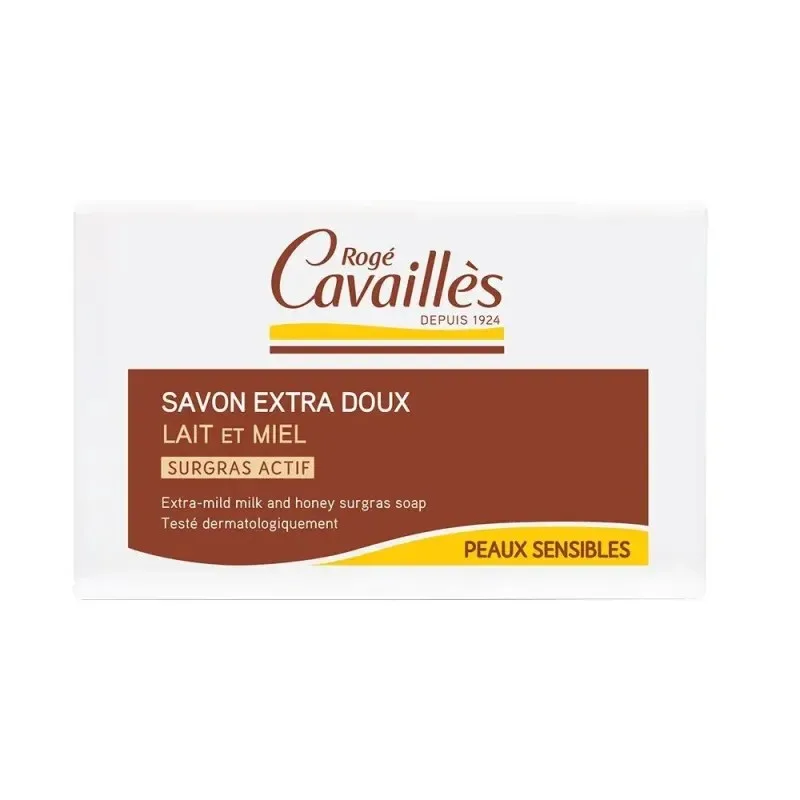 ROGE CAVAILLES Savon Extra Doux Lait et Miel 150 g