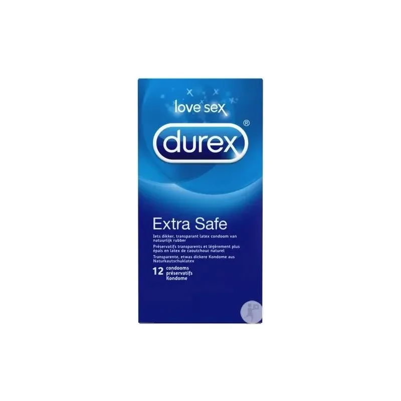 DUREX Préservatif Extra Safe Bt 12