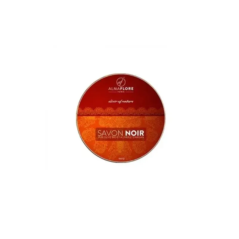 ALMAFLORE Savon Noir à l'huile d'argan 150 Gr