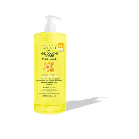 BYPHASSE Gel Douche Dermo Micellaire Monoi 1 l