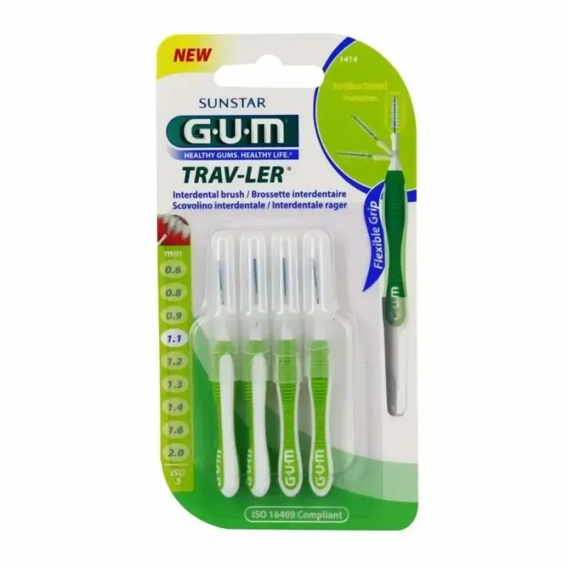 GUM Brossettes Traveler Ultra Fine Conique 1,1mm (1414) — photo 2
