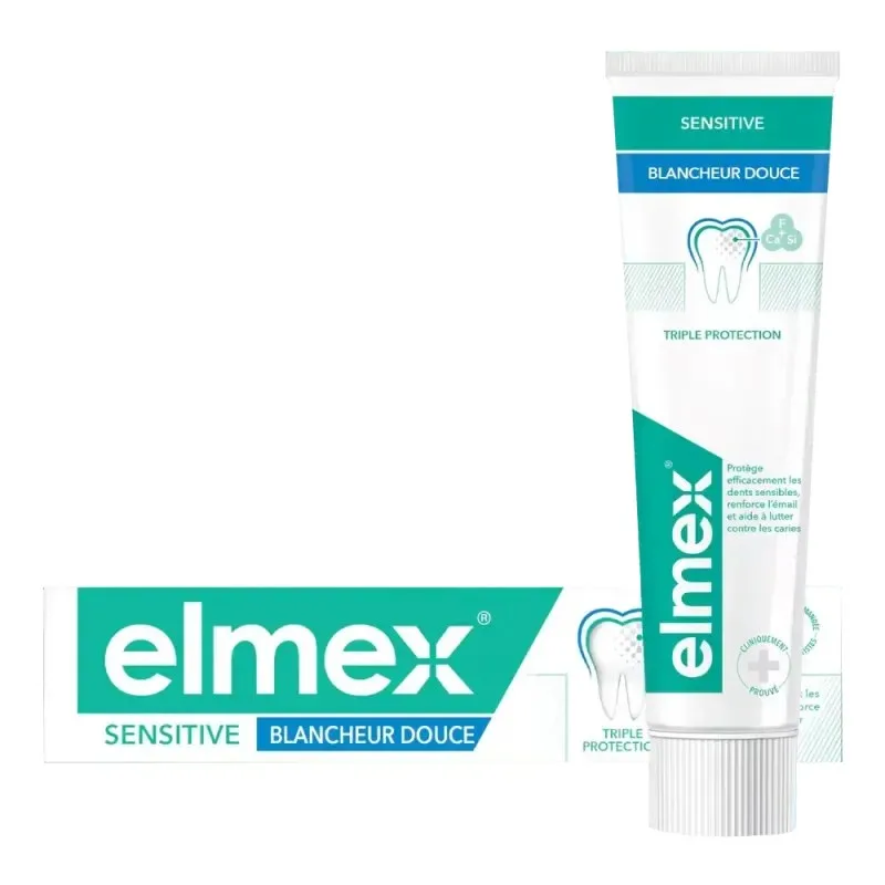 ELMEX Dentifrice Sensitive Blancheur Douce 75 ml