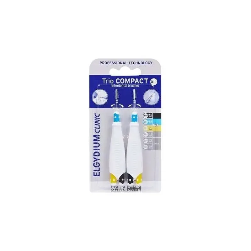 ELGYDIUM Clinic Brosettes Interdentaires Trio Compact