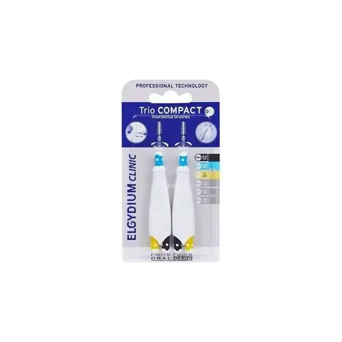 ELGYDIUM Clinic Brosettes Interdentaires Trio Compact