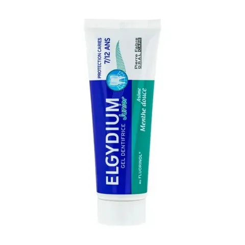 ELGYDIUM Gel Dentifrice Junior Menthe Douce 7/12 Ans 50 ml