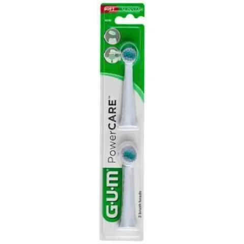 GUM Power Care 2 Tetes de Brosse 4210