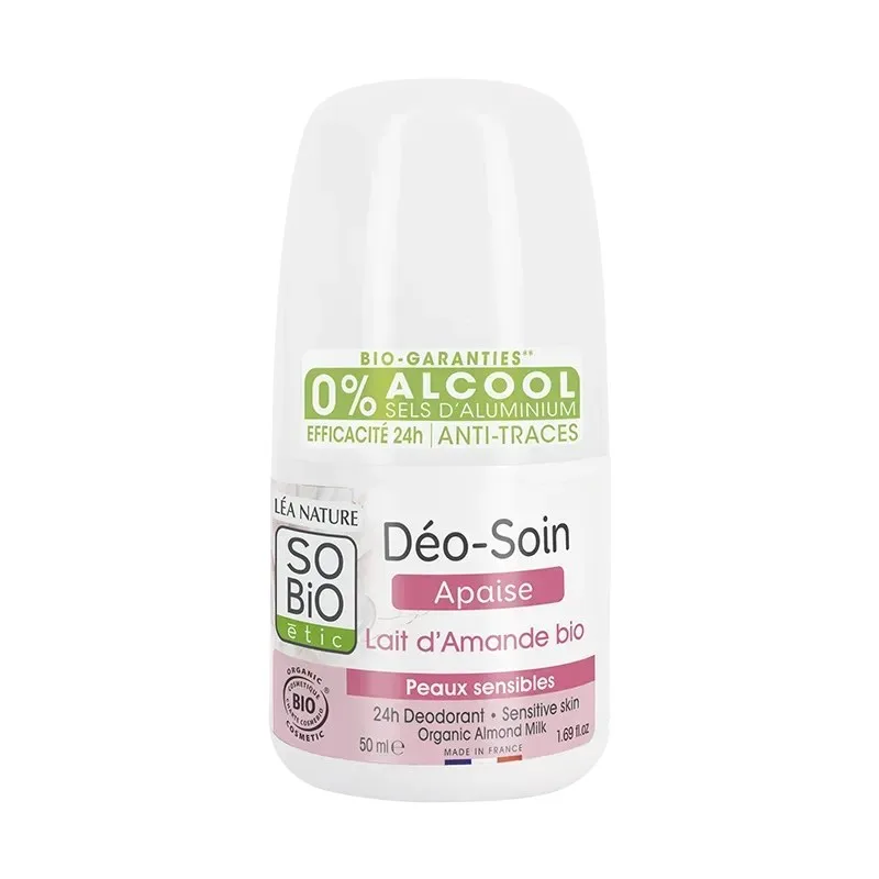 So Bio Déodorant Soin Apaise Lait d'amande Bio 50 ml