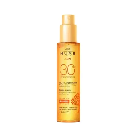 NUXE Sun Huile Bronzante Visage Te Corps SPF30 150 ml