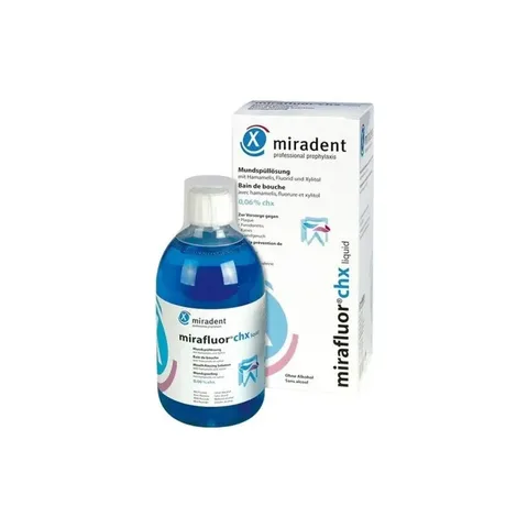 MIRADENT Bain de Bouche Mirafluor Chx 500 ml