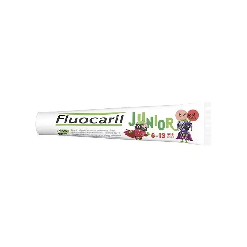 FLUOCARIL Junior 6-12 Ans Dentifrice Fruits Rouges 75 ml