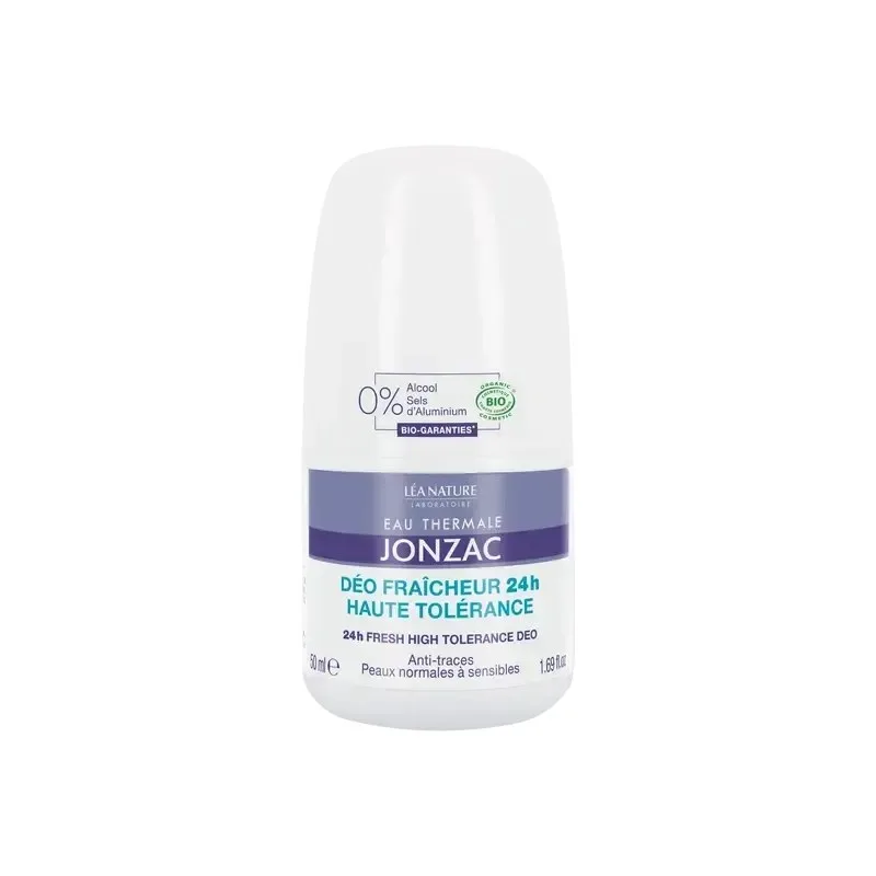 JONZAC Deo Fraicheur 24H Anti Traces Peaux Normales à Sensibles 50 ml