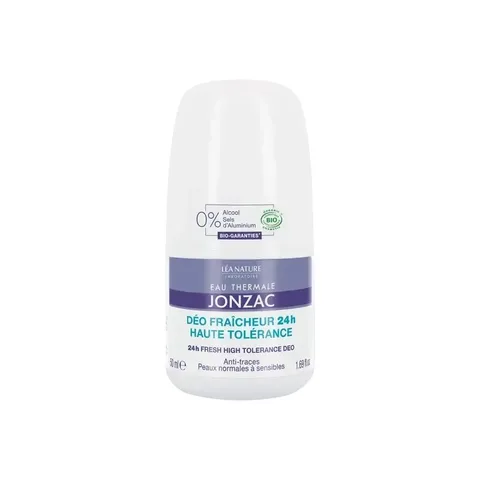 JONZAC Deo Fraicheur 24H Anti Traces Peaux Normales à Sensibles 50 ml