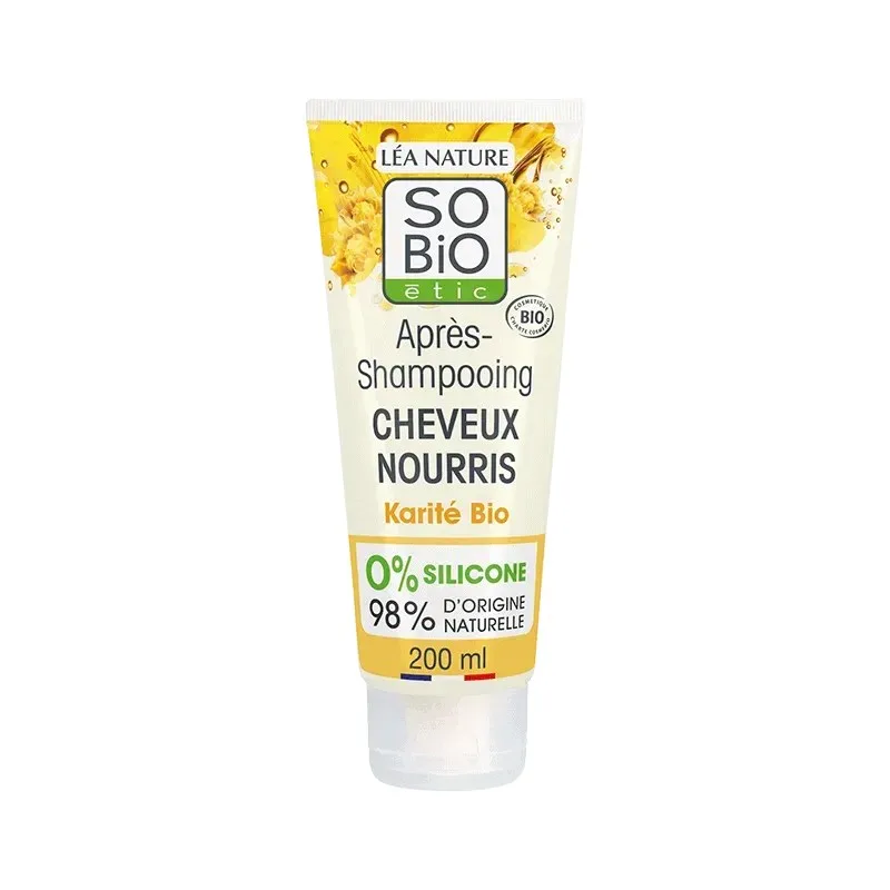 So Bio Cheveux Nourris Après-Shampoing Karité & Céramides D’argan Bio 200 ml