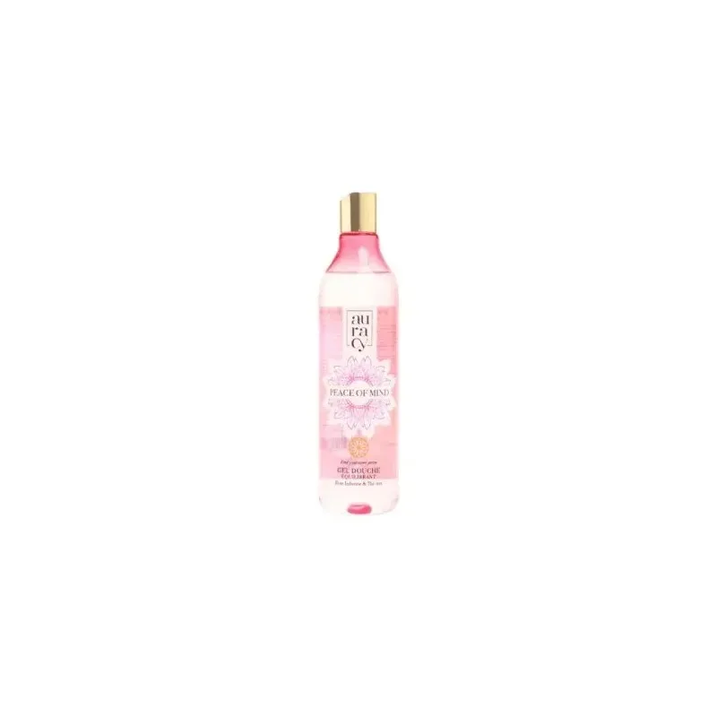 AURACY Peace Of Mind Gel Douche Equilibrant Rose Indienne&the Vert 400 ml