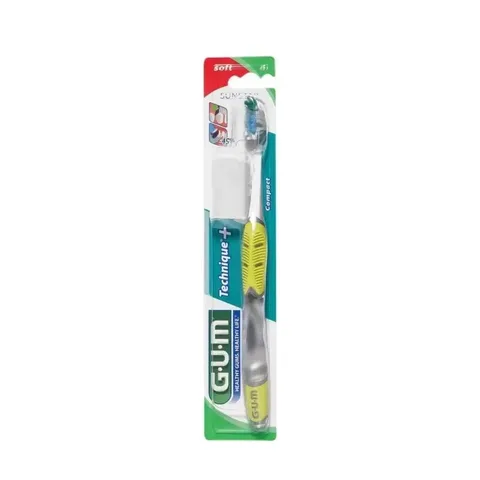GUM Brosse à Dents Technique Compact Souple (491)