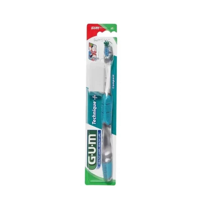 GUM Brosse à Dents Technique Compact Souple (491) — photo 2