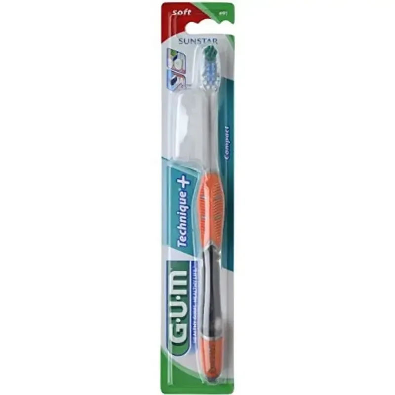 GUM Brosse à Dents Technique Compact Souple (491) — photo 3