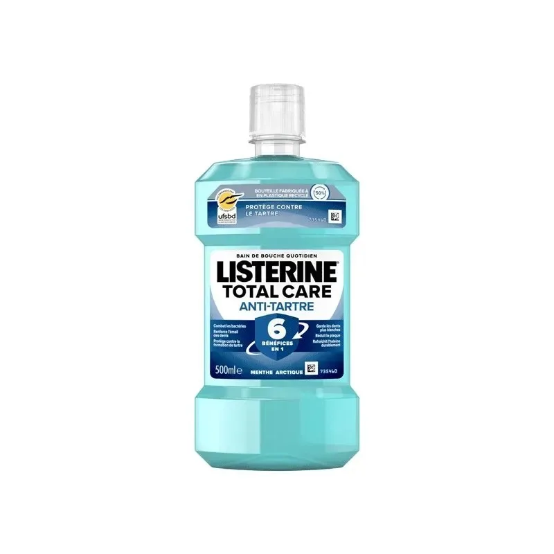 LISTERINE Bain de Bouche Total Care Anti Tartre 500 ml