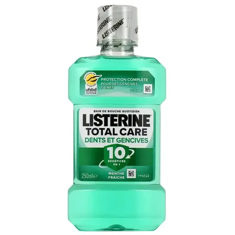 LISTERINE Bain de Bouche Protection Dents et Gencives 250 ml