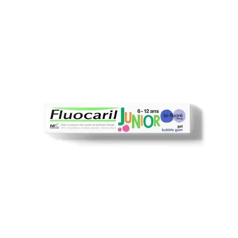FLUOCARIL Junior Dentifrice Gel Bubble 6-12 Ans 75 ml