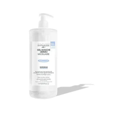 BYPHASSE Gel Douche Dermo Micellaire Surgras 1 l