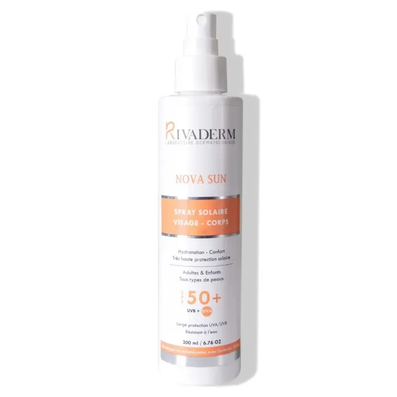 RIVADERM Nova Sun Spray Solaire SPF 50+ 200 ml