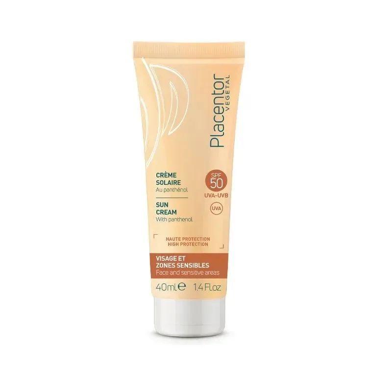 PLACENTOR Vegetal Crème Solaire Invisible au Panthenol SPF50 40 ml