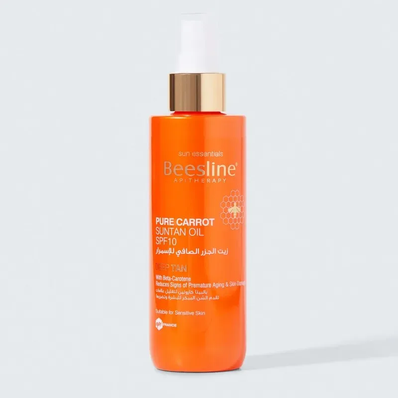 BEESLINE Huile de Bronzage Pure Carrot Suntan Oil SPF10 200 ml