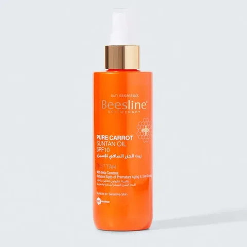 BEESLINE Huile de Bronzage Pure Carrot Suntan Oil SPF10 200 ml