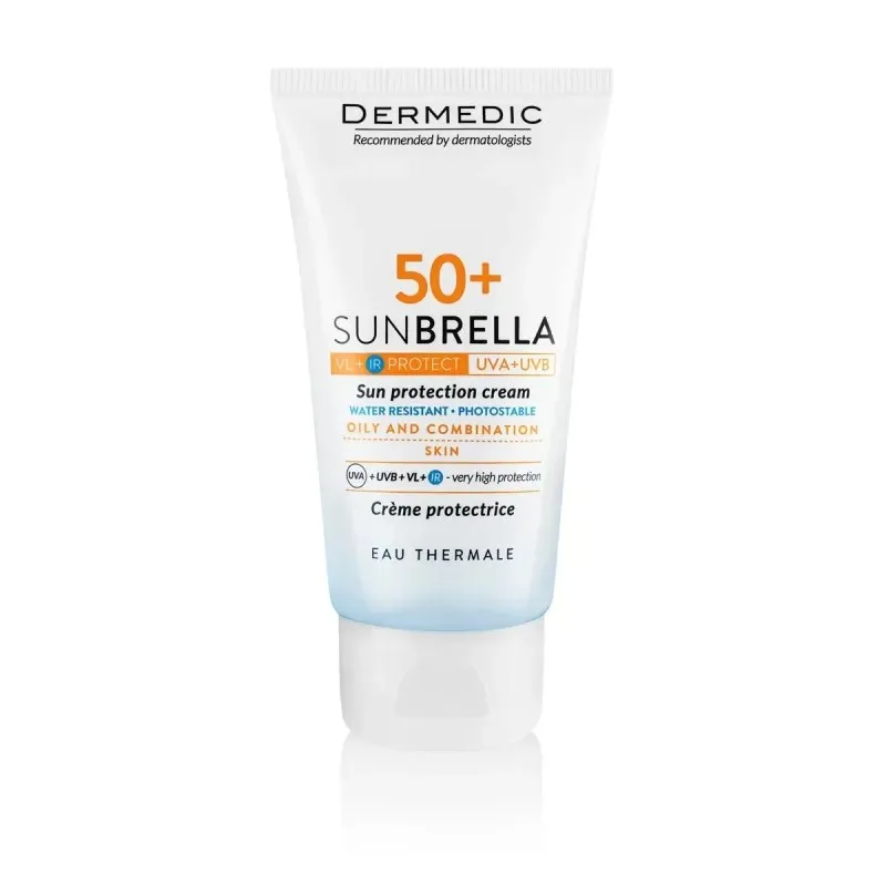 DERMEDIC Sunbrella Écran SPF50+ Peaux Mixtes à Grasses 40 ml