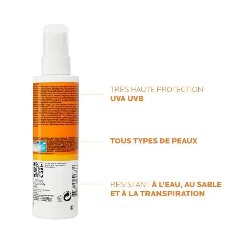 LA ROCHE POSAY Anthelios Spray Solaire Invisible Ultra Protection SPF50+ 200 ml — photo 2